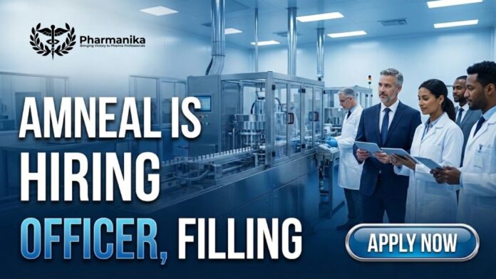 Officer Job at Amneal | BPharm/MPharm Graduates Apply Now 