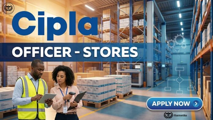Officer Job for Freshers at Cipla | DPharm Graduates Apply Now