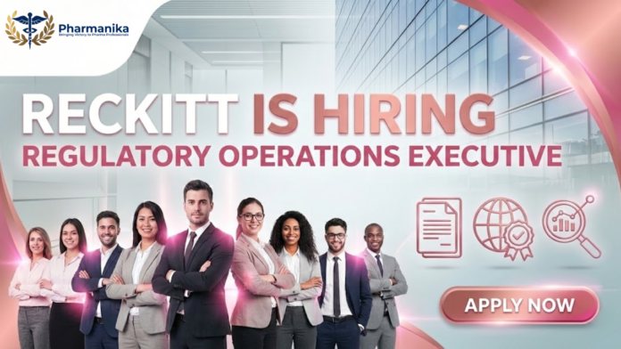 Pharmacology Job for Freshers at Reckitt | Apply Now for the Regulatory Operations Executive Role