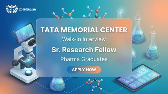 Walk-In Interview for Sr. Research Fellow – Exciting Research Jobs
