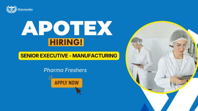 Senior Executive MS&T Job – Apotex Careers Pharma Fresher Jobs (1)
