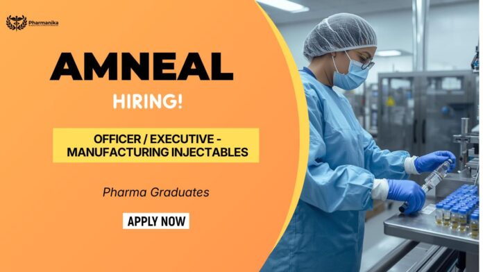 Amneal Careers Manufacturing Injectables Pharma Jobs in Ahmedabad facility
