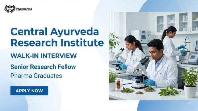 CCRAS Jhansi Walk-in Interview 2026 for Research Fellow Jobs