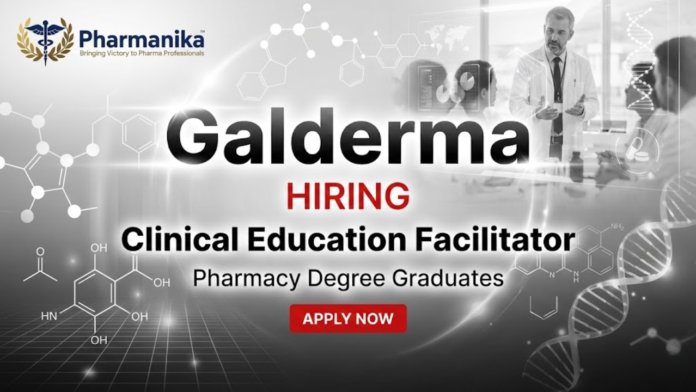 Clinical Education Facilitator Job At Galderma, Bangalore ,Pharmacy Jobs, Pharmacy Careers