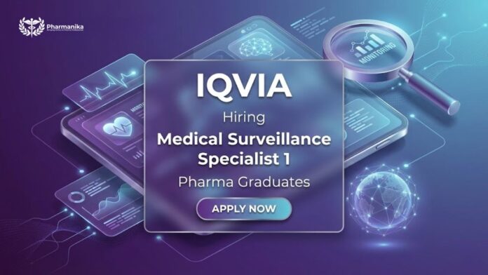 Clinical Research Jobs at IQVIA Careers for Medical Surveillance Specialist 1 in Bengaluru India