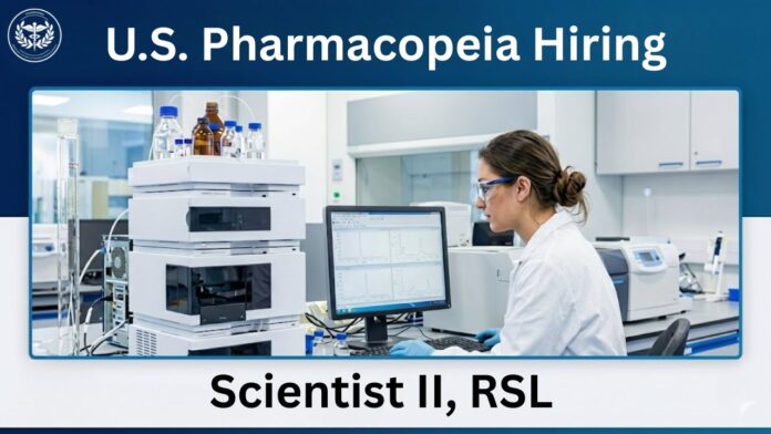 Scientist Job at U.S. Pharmacopeia | Pharmacy Graduates Apply Now