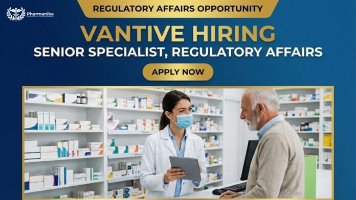 Regulatory Affairs Job at Vantive | Apply Now for the Senior Specialist