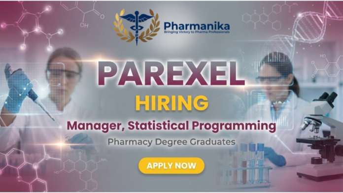 Manager, Statistical Programming Job At Parexel ,Pharmacy Jobs, Pharmacy Careers