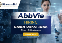 Medical Science Liaison Job At AbbVie | Pharm D Graduates Apply Now Medical Science Liaison Job At AbbVie ,PharmD Jobs, Pharmacy jobs