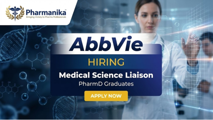 Medical Science Liaison Job At AbbVie ,PharmD Jobs, Pharmacy jobs