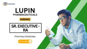 Pharmacy Job at Lupin | Apply Now for the Sr. Executive - RA Role Pharmacy Job at Lupin | Apply Now for the Sr. Executive - RA Role