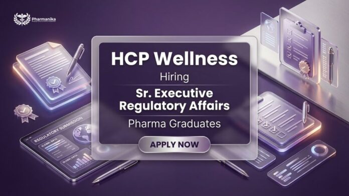 Regulatory Affairs Jobs and Pharma Jobs Ahmedabad for Sr. Executive Regulatory Affairs