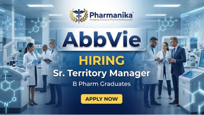 Sr. Territory Manager Eyecare Job at AbbVie – Mangalore, B Pharma jobs, Pharmacy jobs