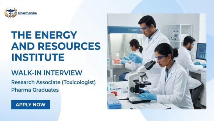 TERI Jobs recruitment for Research Associate under Sustainable Agriculture Research Jobs