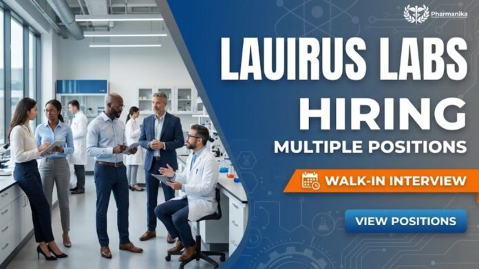 Walk-In Interview for Multiple Pharma Jobs | Apply Now