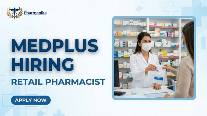 Pharmacist Job at MedPlus | Freshers Apply Now