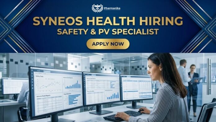 Pharmacy Job at Syneos Health | Apply for the Safety & PV Specialist Role