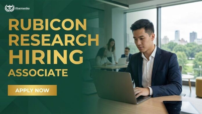 Associate Job at Rubicon Research | BPharm Graduates Apply Now