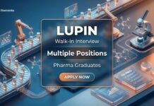 Lupin Ltd Walk-In Interview 2026 – Pharma Quality Control & API Production Jobs Walk-In Interview at Lupin Careers for Quality Control and Production API Jobs