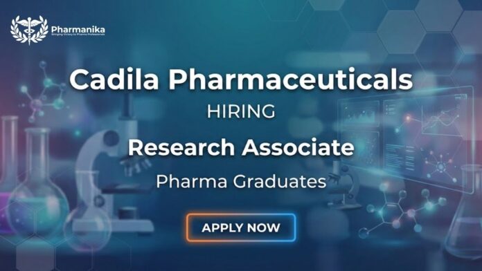 Walk-in Interview at Cadila Pharmaceuticals for Cadila Pharma Jobs in R&D, CRO, Formulation and Vaccine Manufacturing