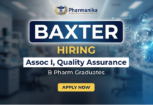 Associate I Quality Assurance Job At Baxter Ahmedabad | B Pharm Graduates Apply Now Associate I Quality Assurance Job At Baxter Ahmedabad , B Pharma jobs, Pharma Jobs
