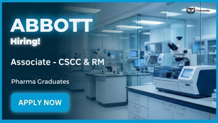 Associate – CSCC & RM Regulatory Affairs Jobs and Pharma Jobs in Mumbai