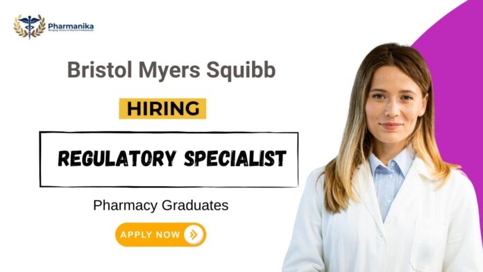Freshers Pharma Job Vacancy at Bristol Myers Squibb | Apply Now