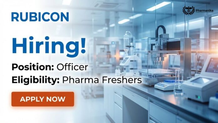 Officer Job Pharma Job at Rubicon Research Limited Analytical Method Validation Indore