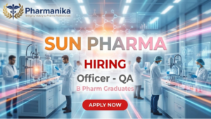 Officer QA Jobs at Sun Pharma Jammu Officer QA Jobs at Sun Pharma Jammu, B Pharma jobs, Pharma Jobs