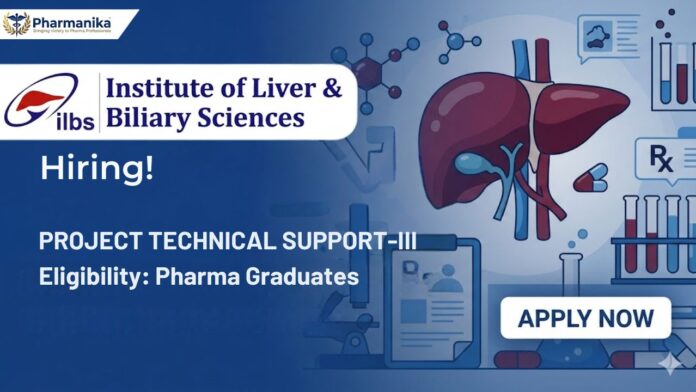 Pharma Govt Job Research Project Jobs Institute of Liver and Biliary Sciences ICMR Recruitment (1)
