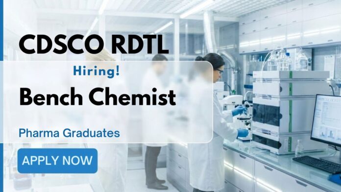Pharma Govt Jobs and Chemist Job openings at RDTL Guwahati 2026
