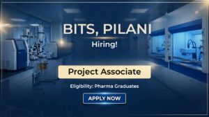 Pharma Job Project Associate Job at BITS Pilani Hyderabad Department of Pharmacy Pharma Job Project Associate Job at BITS Pilani Hyderabad Department of Pharmacy