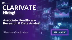 Pharma Jobs in Bangalore at Clarivate Careers – Associate Healthcare Research & Data Analyst Pharma Jobs in Bangalore at Clarivate Careers – Associate Healthcare Research & Data Analyst