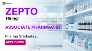 Pharmacist Job and Pharma Job opportunity at Zepto for Associate Pharmacist – Store Operations role in Hyderabad and Bangalore. Pharmacist Job and Pharma Job opportunity at Zepto for Associate Pharmacist – Store Operations role in Hyderabad and Bangalore.