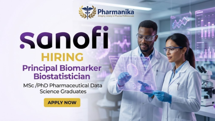Principal Biomarker Biostatistician Job At Sanofi Hyderabad, Pharma Jobs, Pharmacy Jobs