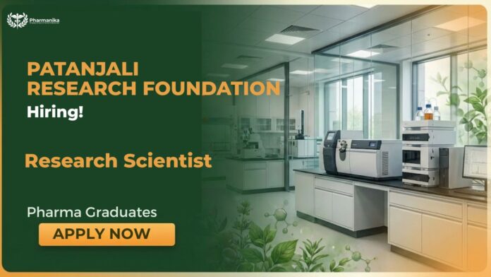 Research Scientist - Pharmacy Pharma Graduates