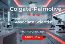 Colgate-Palmolive Hiring for Associate Scientist in Mumbai | Pharma Graduates Apply Now Scientist job at Colgate-Palmolive careers in Mumbai for Pharma Graduates
