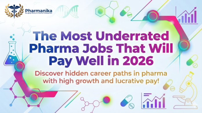 The Most Underrated Pharma Jobs That Will Pay Well in 2026, Pharmacy career options , Regulatory affairs pharmacy, pharmaceutical industry careers, Pharmacovigilance career