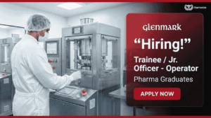 Trainee Operator Job at Glenmark Trainee Operator Job at Glenmark, D Pharm Jobs, Pharmacy Jobs