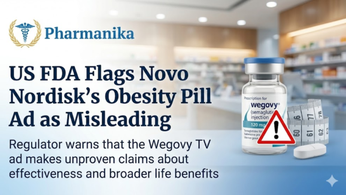 US FDA Flags Novo Nordisk's Obesity Pill Ad as Misleading, Pharma News