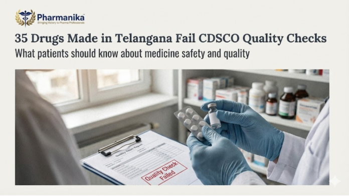 35 Drugs Made In Telangana Fail CDSCO Quality Checks, Pharma News