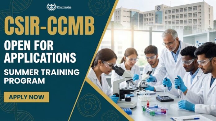Summer Training Program at CSIR-CCMB | Pharma Students Apply Now
