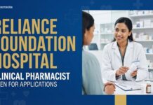 Freshers Clinical Pharmacist Job at Reliance Foundation Hospital | Apply Now Freshers Clinical Pharmacist Job at Reliance Foundation Hospital | Apply Now