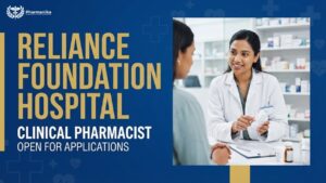 Freshers Clinical Pharmacist Job at Reliance Foundation Hospital | Apply Now Freshers Clinical Pharmacist Job at Reliance Foundation Hospital | Apply Now
