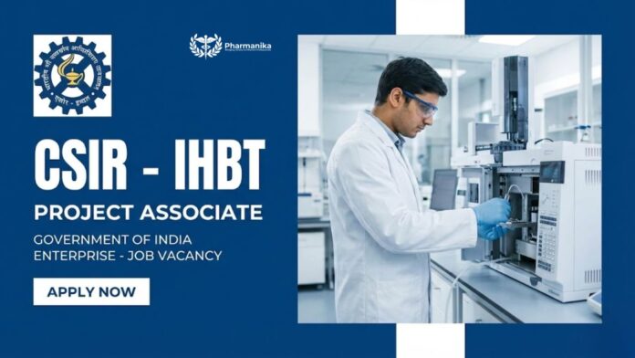 Pharma Project Associate Job at CSIR-IHBT | Attend The Walk-In Interview
