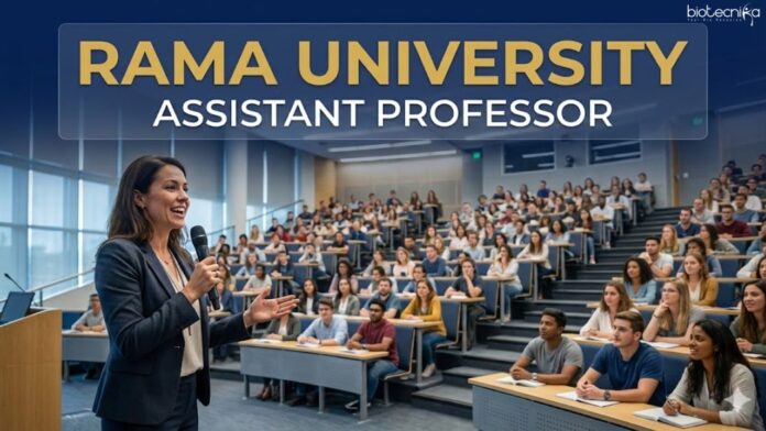 Assistant Professor Job at Rama University | Pharmacology Graduates Apply Now