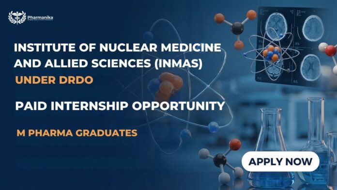 INMAS Paid Internship 2026 – Pharma Internship for UGPG Students