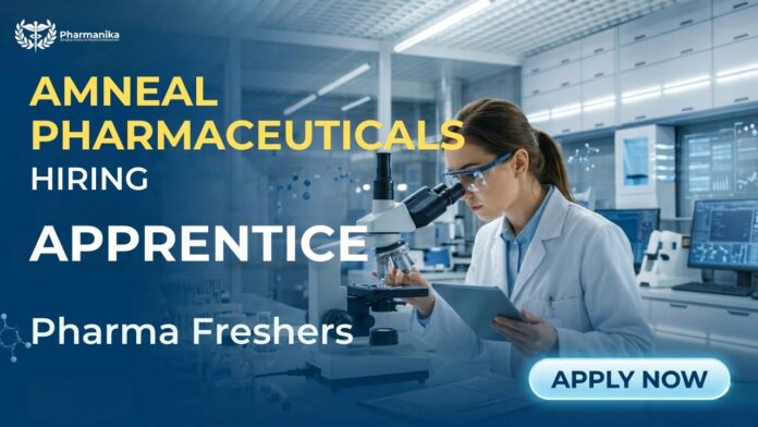 Pharma Freshers Job at Amneal Careers Ahmedabad for BSc BPharm graduates