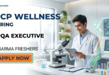 New Pharma Freshers Job Alert | HCP Wellness is Hiring for a IPQA Executive Role | B Pharma Graduates Apply Now Pharma Freshers job QA jobs for B Pharmacy graduates at HCP Wellness Private Limited