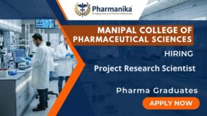 Pharma Research Job at MAHE Careers – Project Research Scientist-I Recruitment Pharma Research Job at MAHE Careers – Project Research Scientist-I Recruitment